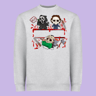 Halloween Heavyweight Sweatshirt Designed By Cowhidedigitalart