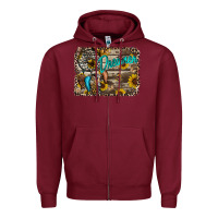 Burgundy dreamer Zipper Hoodie - RacoonDesign