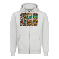 Dove Grey dreamer Zipper Hoodie - RacoonDesign