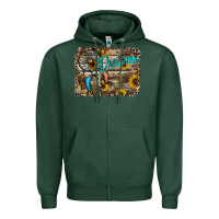Sports Green dreamer Zipper Hoodie - RacoonDesign