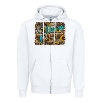 White dreamer Zipper Hoodie - RacoonDesign