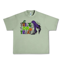 Oil Green trick or treat Urban Heavy Tee - CowGirlArtShop