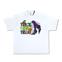 White trick or treat Urban Heavy Tee - CowGirlArtShop