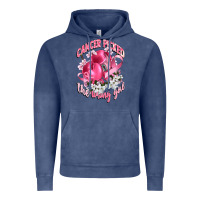 Vintage Denim cancer picked the wrong girl Vintage Hoodie - CowGirlArtShop