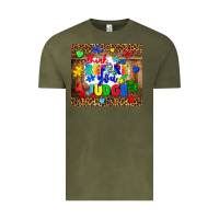 Vintage Olive think before you judge Vintage Tee - CowGirlArtShop