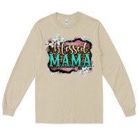 Mushroom blessed mama Long Sleeve Tee - OliviaCreatesArt