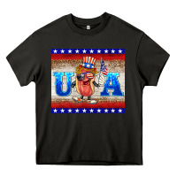 Asphalt usa hot dog Heavy Core Tee - BarkalooDesign