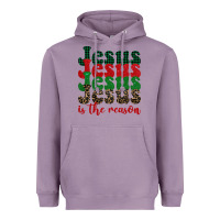Lavender jesus is the reason Heavyweight Hoodie - BarkalooDesign