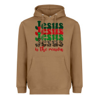 Toasted Coconut jesus is the reason Heavyweight Hoodie - BarkalooDesign