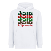 White jesus is the reason Heavyweight Hoodie - BarkalooDesign