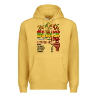 Antique Gold juneteenth black king Premium Hoodie - LillyAllenDesigns