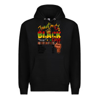 Black juneteenth black king Premium Hoodie - LillyAllenDesigns