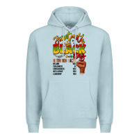 Blue Mist juneteenth black king Premium Hoodie - LillyAllenDesigns