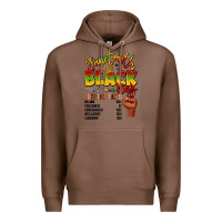 Chestnut juneteenth black king Premium Hoodie - LillyAllenDesigns