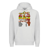 Dove Grey juneteenth black king Premium Hoodie - LillyAllenDesigns