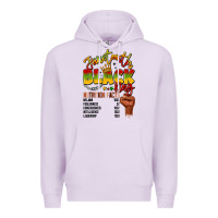 Lilac juneteenth black king Premium Hoodie - LillyAllenDesigns
