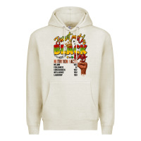 Oatmeal Heather juneteenth black king Premium Hoodie - LillyAllenDesigns