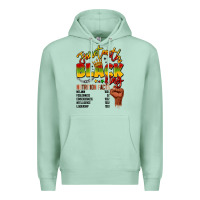 Seafoam juneteenth black king Premium Hoodie - LillyAllenDesigns