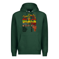 Sports Green juneteenth black king Premium Hoodie - LillyAllenDesigns