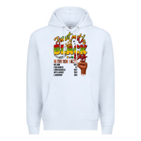 White juneteenth black king Premium Hoodie - LillyAllenDesigns