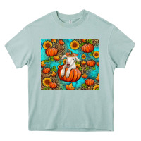 Arona fall pumpkin lamb Heavy Core Tee - Jasminsmagicworld