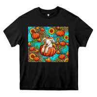 Black fall pumpkin lamb Heavy Core Tee - Jasminsmagicworld