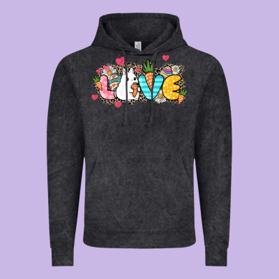 Love Easter Day Vintage Hoodie Designed By Howdyjamesfarm