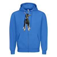True Royal Hand Drawn Baby Alpine Goat Zipper Hoodie - LillyAllenDesigns