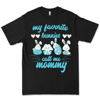 Black My Favorite Bunnies Call Me Mommy Premium Tee - Bettercallsaul