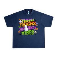 Navy thick thighs and spooky vibes Urban Heavy Tee - CowGirlArtShop