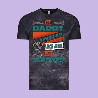 If Daddy Can't Fix It We Are All Screwed Vintage Tee Designed By Jasminsmagicworld