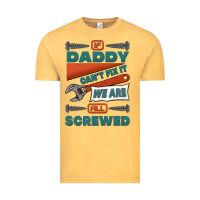 Vintage Mustard if daddy can't fix it we are all screwed Vintage Tee - Jasminsmagicworld