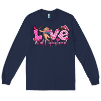 Navy love is all you need Long Sleeve Tee - OliviaCreatesArt
