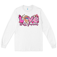 White love is all you need Long Sleeve Tee - OliviaCreatesArt