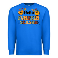 True Royal hello pumpkin season Premium Sweatshirt - BarkalooDesign