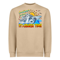 Mushroom Countdown Is Over It's Cruise Time Heavyweight Sweatshirt - CowhideDigitalArt