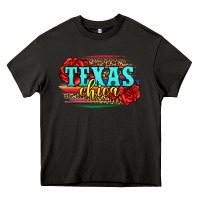 Asphalt Texas Chica with roses Heavy Core Tee - Jasminsmagicworld