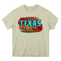 Mossy Texas Chica with roses Heavy Core Tee - Jasminsmagicworld