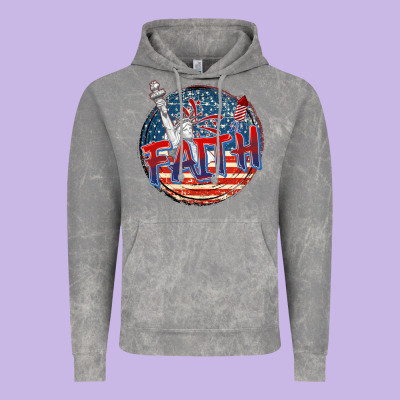 Faith Usa Vintage Hoodie Designed By Cowgirlartshop