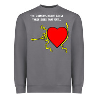 Storm Grinch's Heart Grew gift Heavyweight Sweatshirt - trangStudio