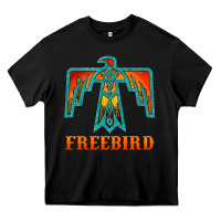 Black thunderbird freebird Heavy Core Tee - JahusDesignShop