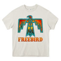 Cream thunderbird freebird Heavy Core Tee - JahusDesignShop