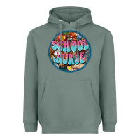 Sage western groovy school nurse Heavyweight Hoodie - BarkalooDesign