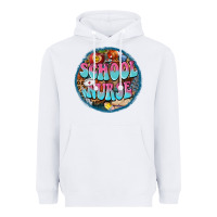 White western groovy school nurse Heavyweight Hoodie - BarkalooDesign