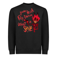 Black Mens My Favorite Alastor Hazbin Hotel Gifts Music Fans for fan Heavyweight Sweatshirt - trangStudio