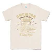 Natural Retro Vintage American Motorcycle Indian for Old Biker Classic Tee - trangStudio
