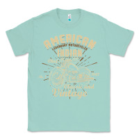 Seafoam Retro Vintage American Motorcycle Indian for Old Biker Classic Tee - trangStudio