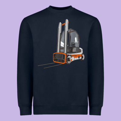 Forklift Heavyweight Sweatshirt Designed By Lillyallendesigns