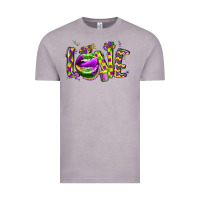Vintage Zinc mardi gras love lips Vintage Tee - CowGirlArtShop