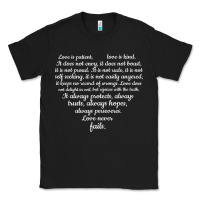 Black Love is patient Love is Kind 1 Corinthians 1348 Classic Tee - trangStudio